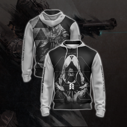 Destiny - Dead Guardian Unisex 3D T-shirt Zip Hoodie