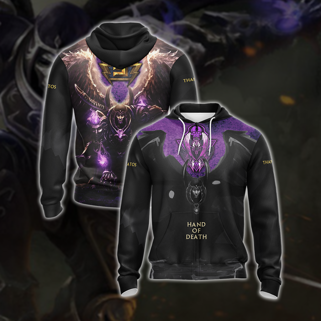 Smite (video game) - Hand Of Death Unisex 3D T-shirt Hoodie