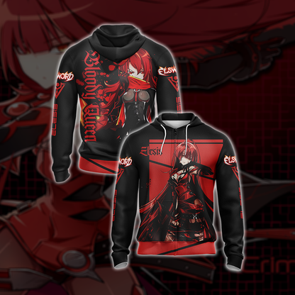Elsword Elesis Unisex 3D T-shirt Zip Hoodie