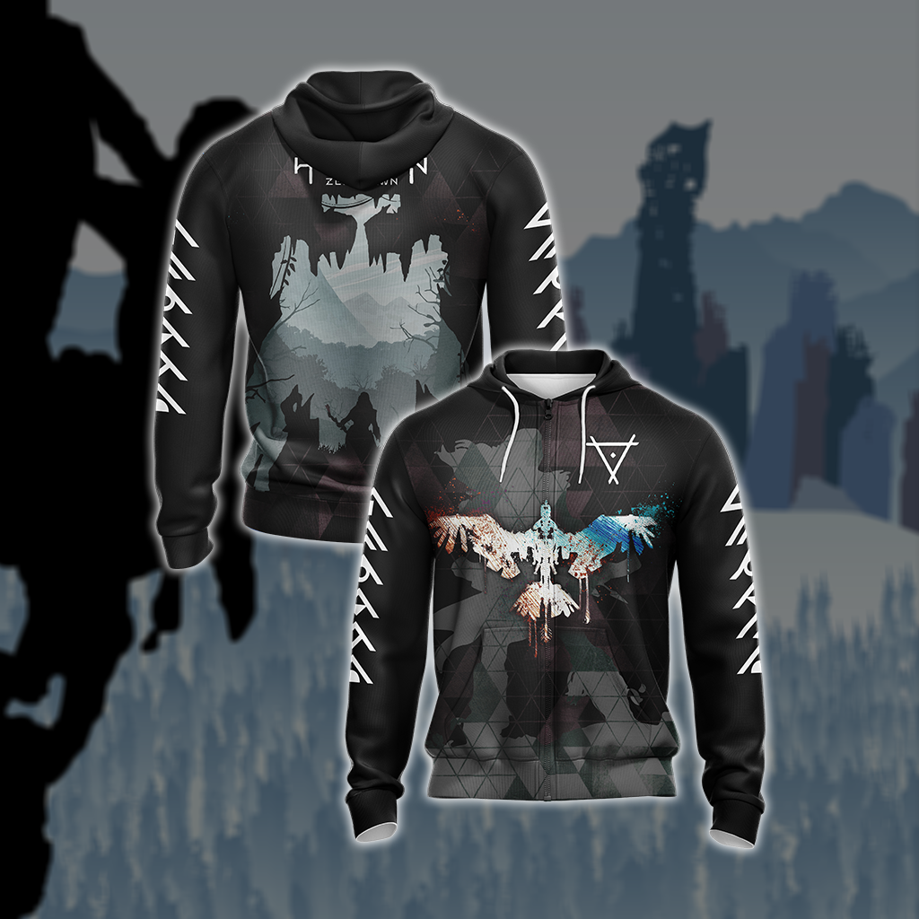 Horizon Zero Dawn Unisex 3D T-shirt Zip Hoodie