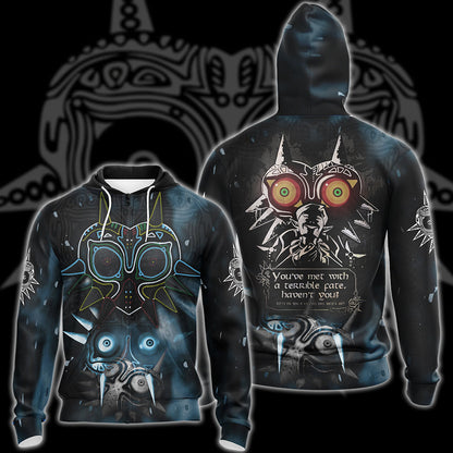 The Legend of Zelda Majora's Mask You've met with a terrible fate - Haven't you? -All Over Print T-shirt Tank Top Zip Hoodie Pullover Hoodie Zip Hoodie
