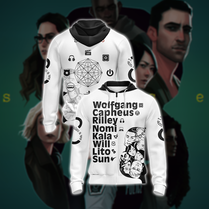 Sense8 New Style Unisex 3D T-shirt Zip Hoodie
