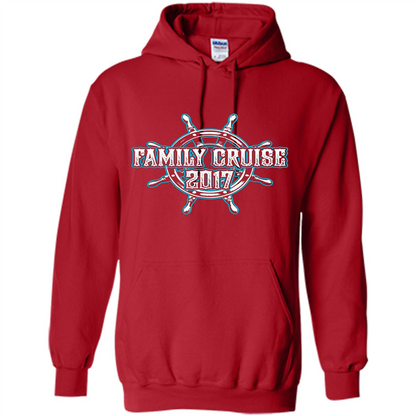 Family Cruise 2017 T-Shirt Family Vacation T-shirt Red