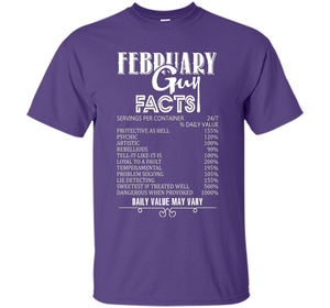 February Guy Facts T-shirt