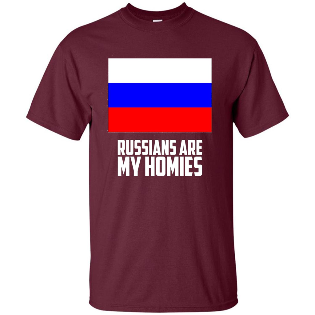 Russians Are My Homies T-shirt Maroon