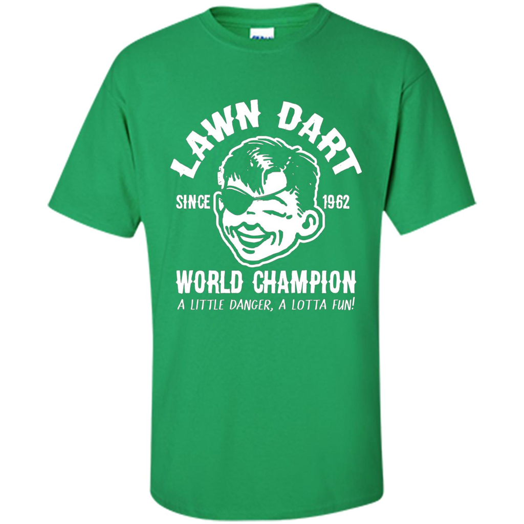 Lawn Dart Since 1962 World Champion Backyard Game T-shirt Irish Green