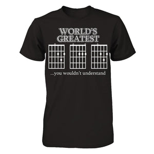 Guitar T-shirt World's Greatest Dad You Wouldn't Understand