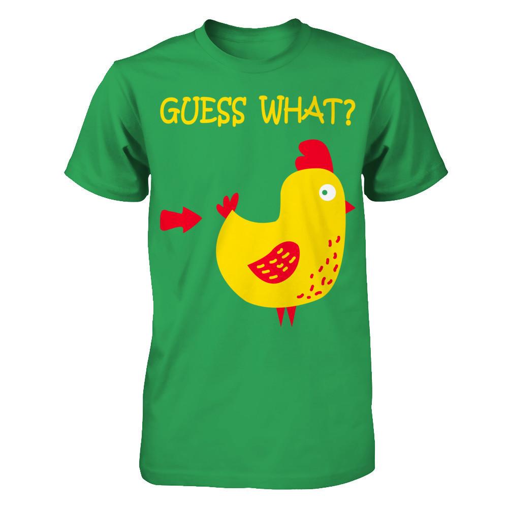Guess What T-shirt Next Level - Unisex Fitted Tee Kelly Green