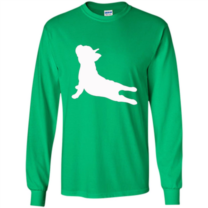 French Bulldog Yoga T-shirt Irish Green