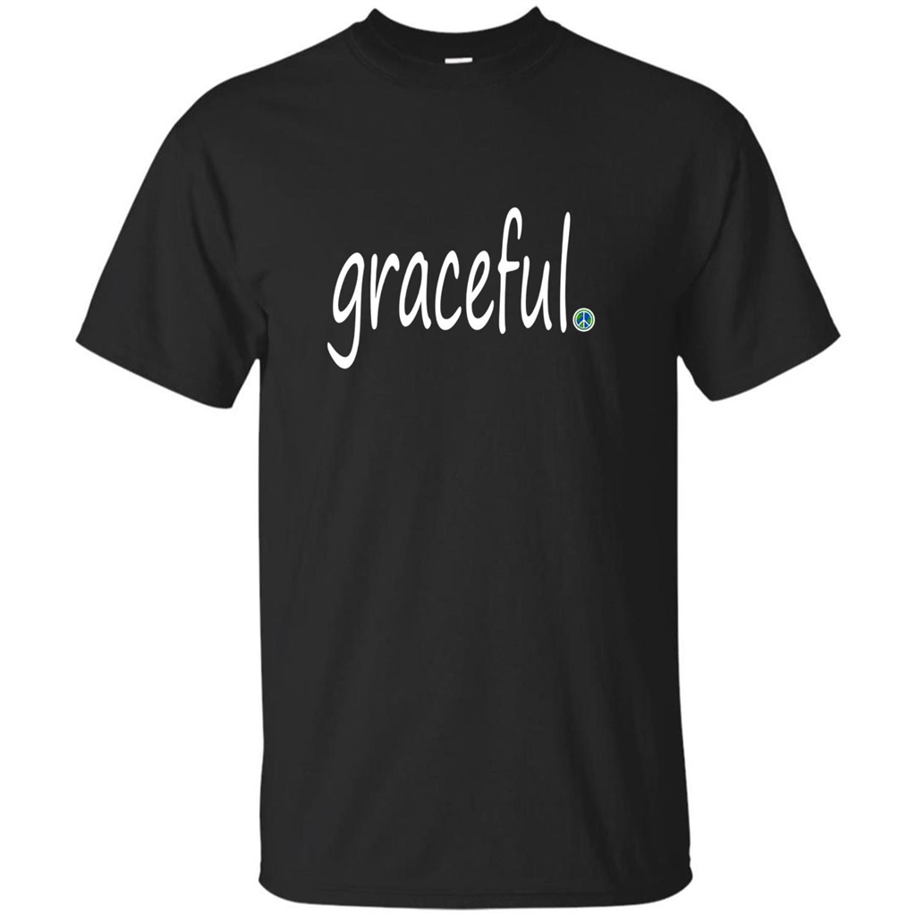 Graceful T-shirt World Peace Point Black