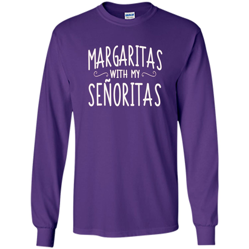 Margaritas With My Senoritas T-shirt Purple