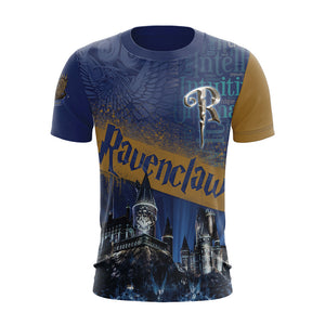 Hogwarts Castle Ravenclaw House Unisex 3D T-shirt