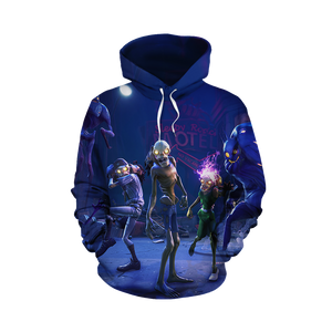 Fortnite Battle Royale Zombies 3D Hoodie