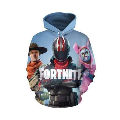 Fortnite Battle Pass Season 6 3D Hoodie
