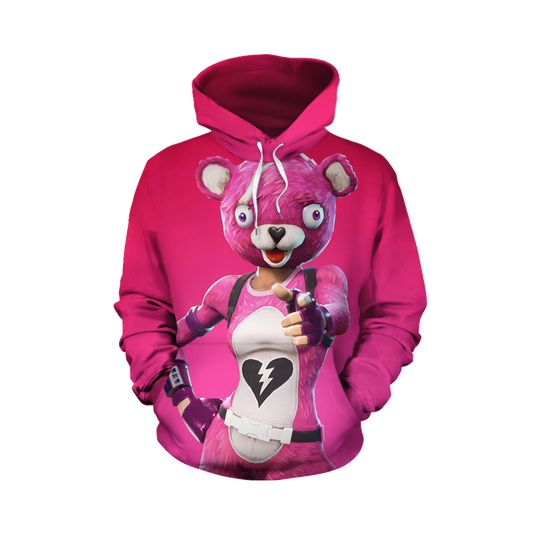 Fortnite Cuddle Team Leader 3D Hoodie