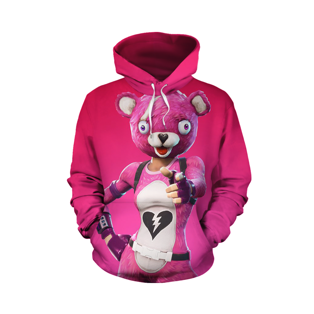 Fortnite Cuddle Team Leader 3D Hoodie - WackyTee