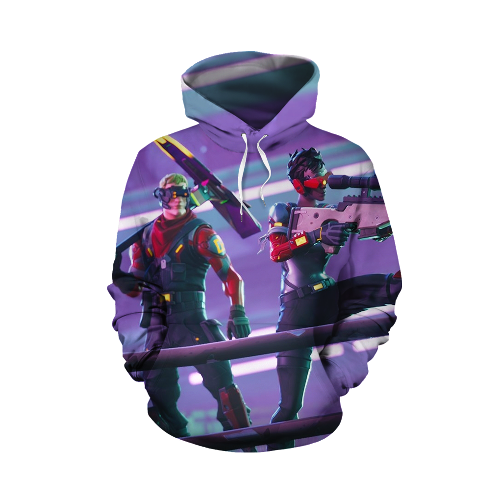 Fortnite Battle Royale Bolt-Action Sniper Rifle 3D Hoodie