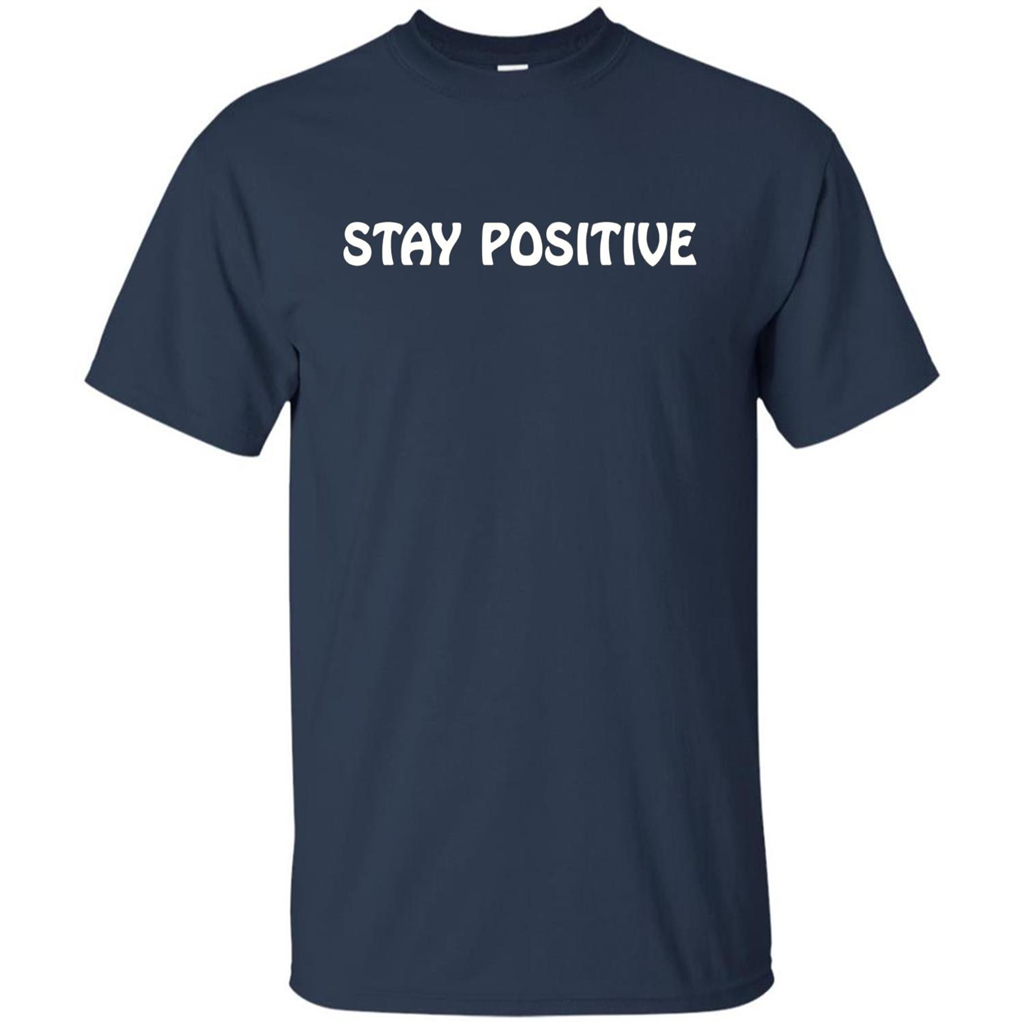 Stay Positive T-shirt Navy