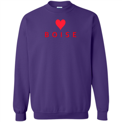 Boise Idaho With Heart Love T-shirt
