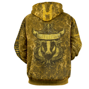 The Just Hufflepuff Harry Potter New 3D Hoodie