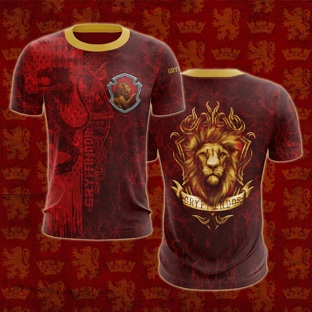 The Brave Gryffindor Harry Potter New Unisex 3D T-shirt T-shirt
