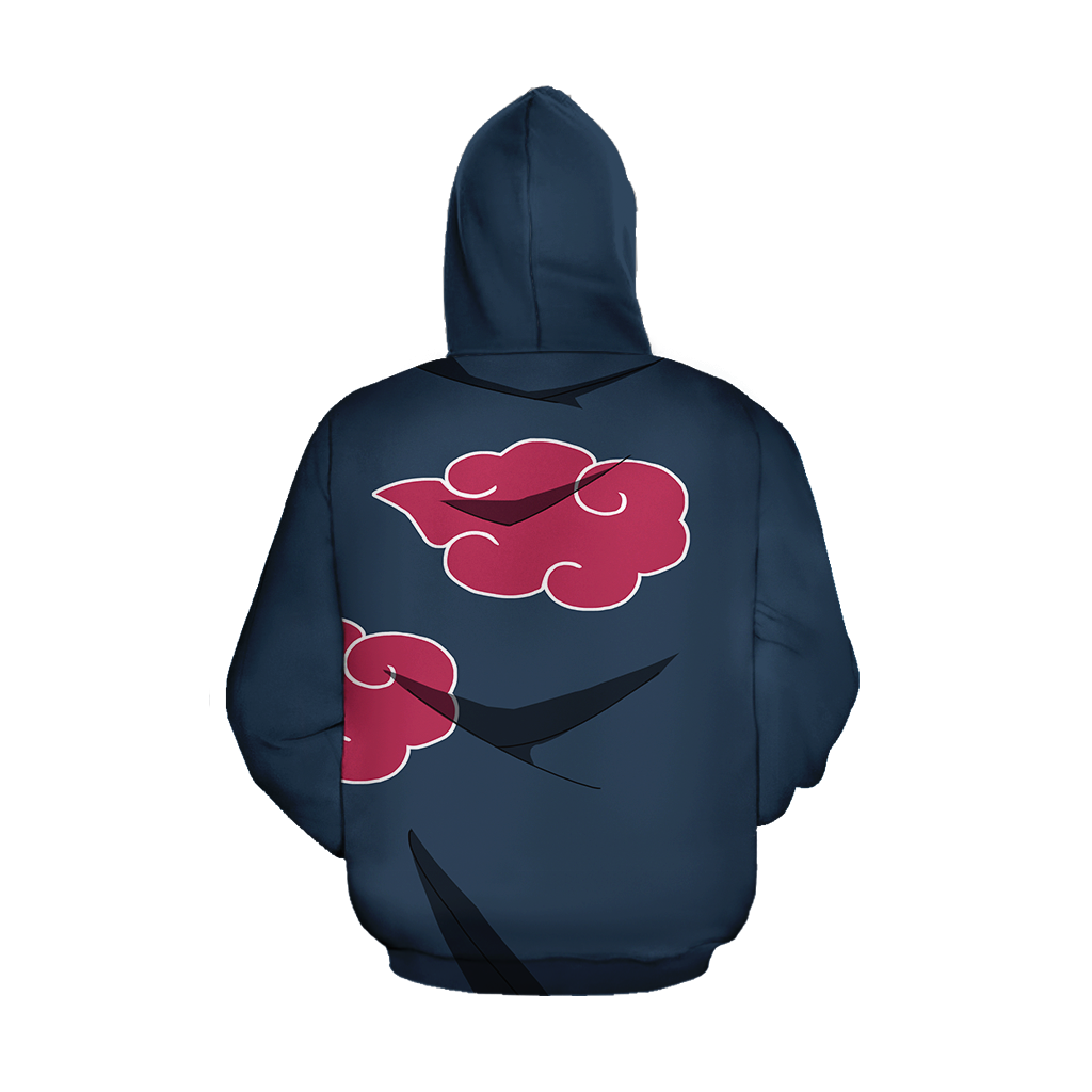 Naruto Akatsuki Cosplay 3D Hoodie