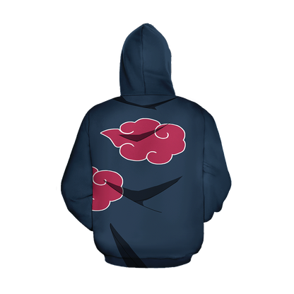 Naruto Akatsuki Cosplay 3D Hoodie