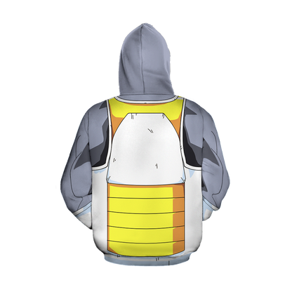 Dragon Ball Z Yellow Vegeta Cosplay 3D Hoodie