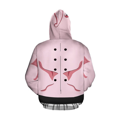 Dragon Ball Z Majin Buu Cosplay 3D Hoodie