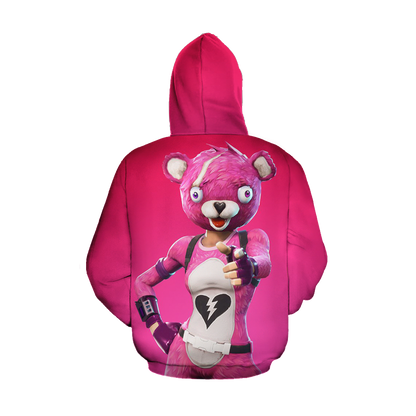 Fortnite Cuddle Team Leader 3D Hoodie