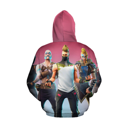 Fortnite Battle Pass Season 5 3D Hoodie