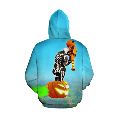 Fortnite Skull Trooper 3D Hoodie
