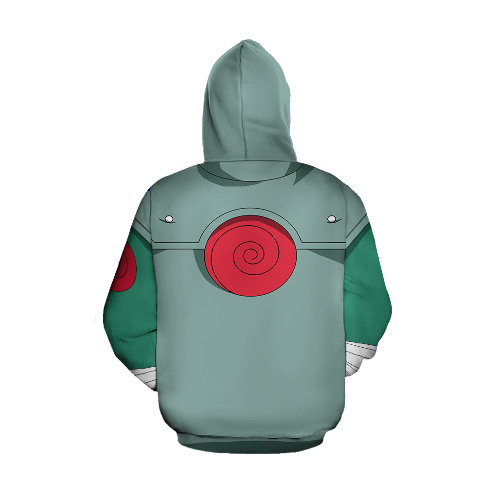 Naruto Rock Lee Cosplay 3D Hoodie