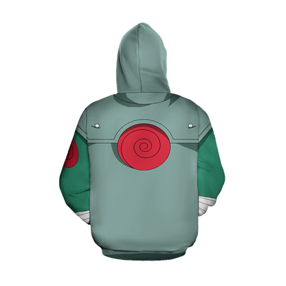 Naruto Rock Lee Cosplay 3D Hoodie
