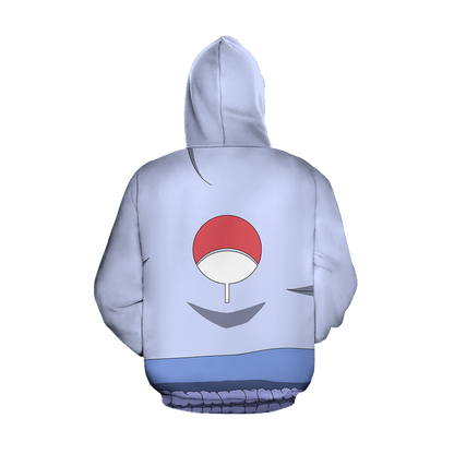 Naruto Uchiha Sasuke Cosplay 3D Hoodie
