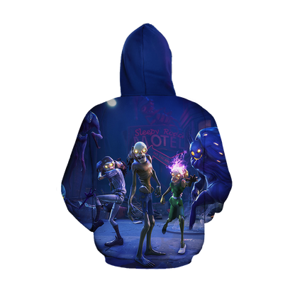 Fortnite Battle Royale Zombies 3D Hoodie