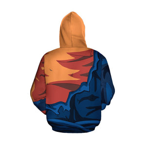 Dragon Ball Z Vegetto Cosplay 3D Hoodie