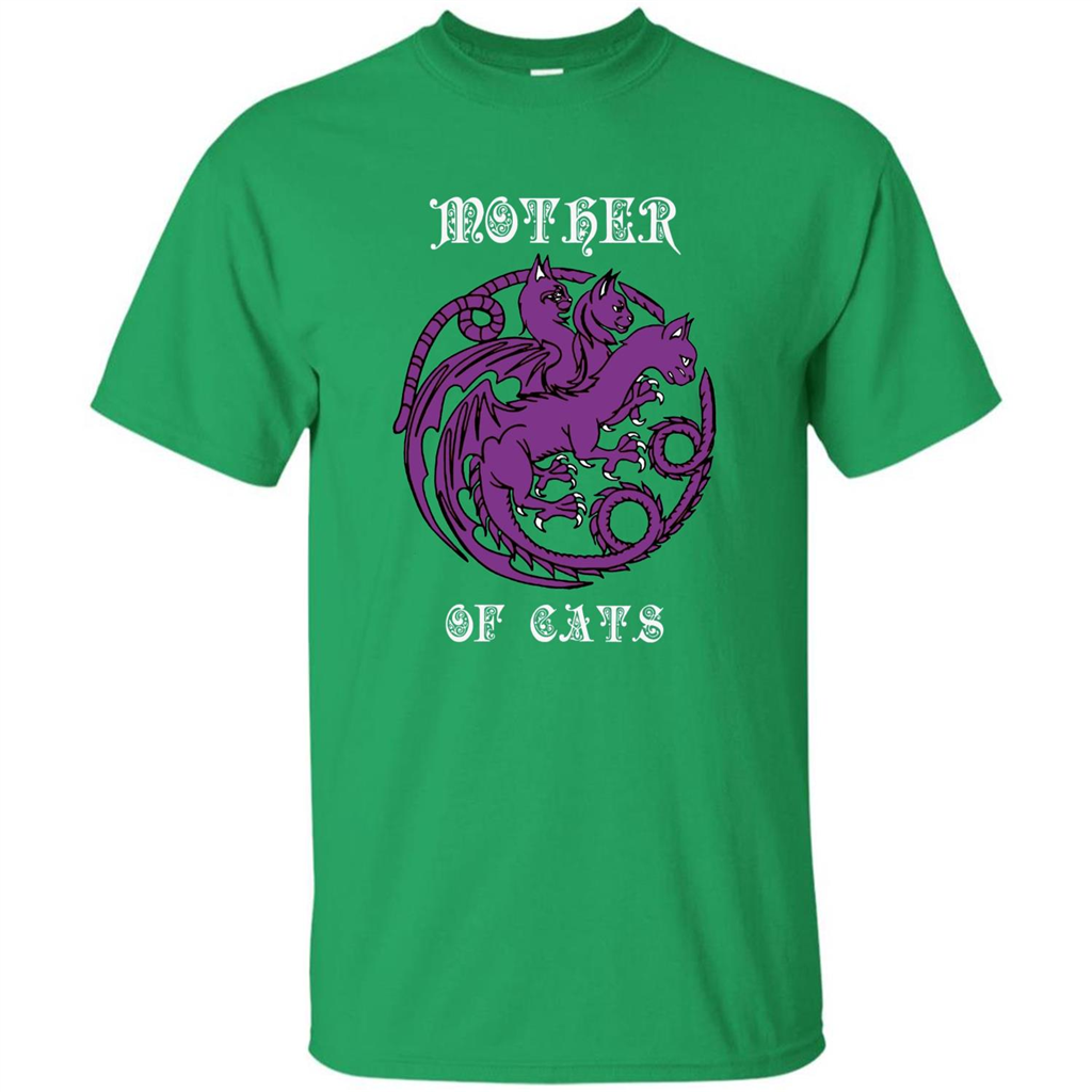 Mother Of Cats T-shirt Irish Green