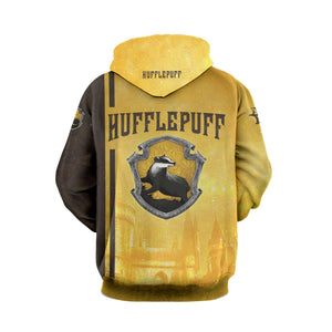 The Hogwarts Castle Hufflepuff Harry Potter 3D Hoodie