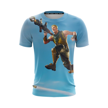 Fortnite Survivalist Jonesy Skin Unisex 3D T-shirt
