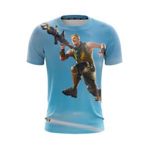 Fortnite Survivalist Jonesy Skin Unisex 3D T-shirt