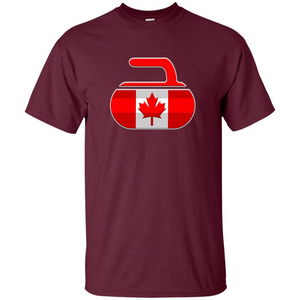 Canadian Curling Flag T-shirt