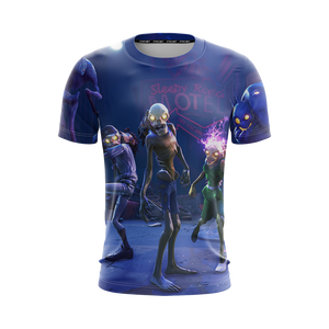 Fortnite Battle Royale Zombies Unisex 3D T-shirt