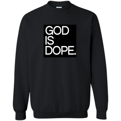 Christian T-shirt God Is Dope T-shirt Black