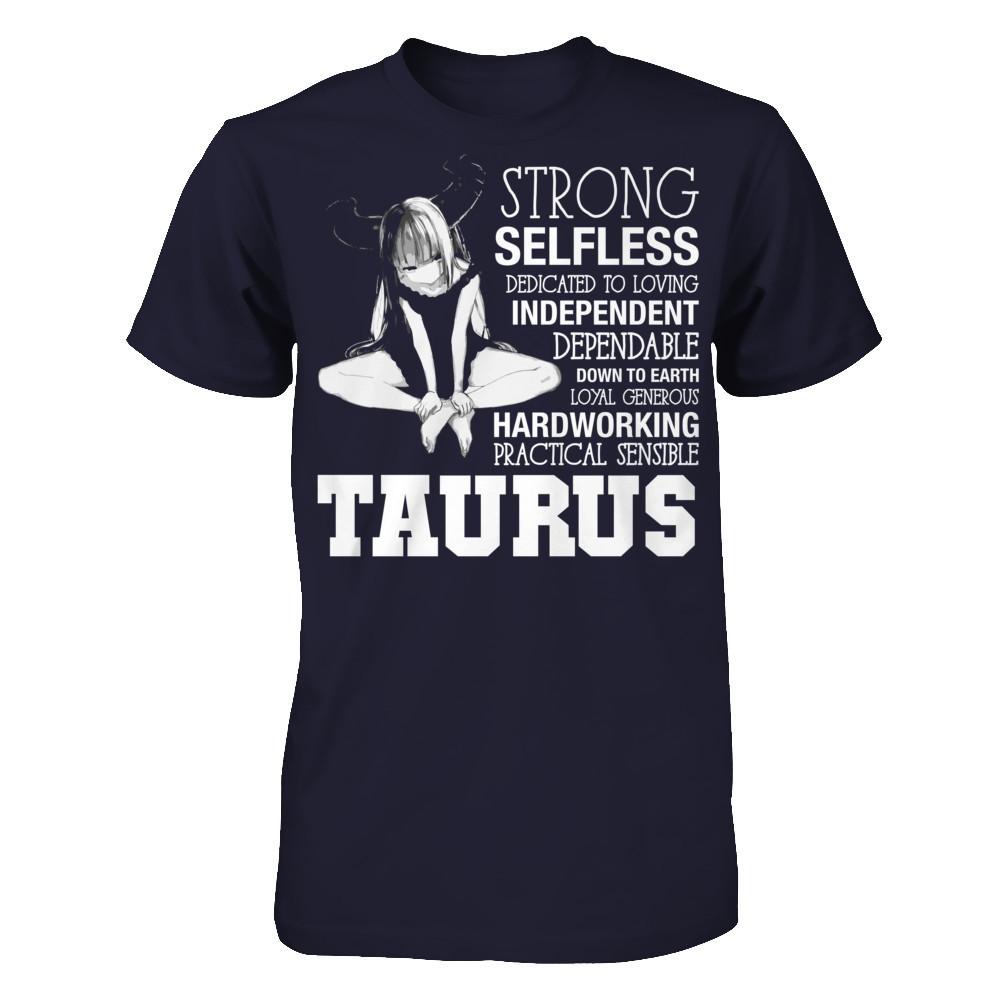 Taurus - Strong, Selfless, Dedicated To Loving, Independent T-shirt Next Level - Unisex Fitted Tee Midnight Navy