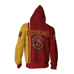 Proud To Be A Gryffindor Harry Potter Zip Up Hoodie
