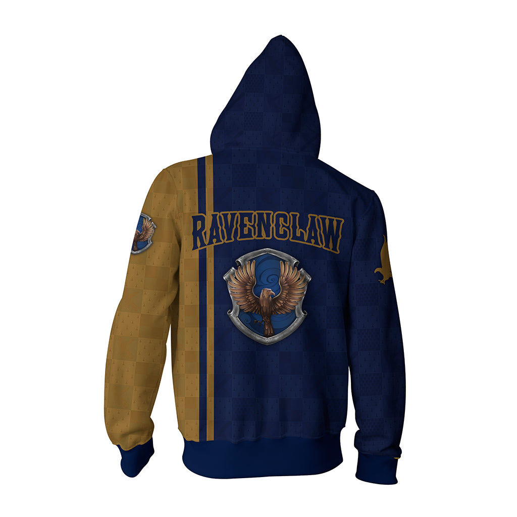 Proud To Be A Ravenclaw Harry Potter Zip Up Hoodie