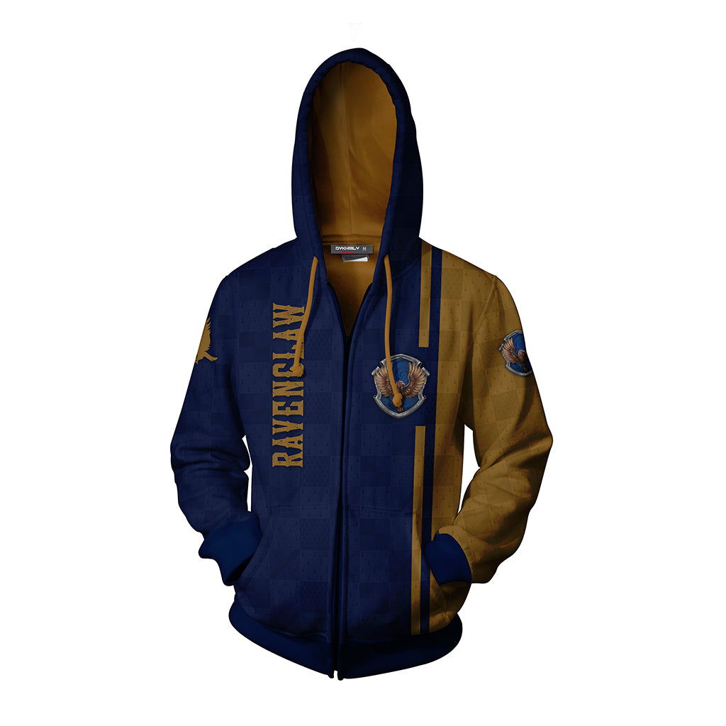 Proud To Be A Ravenclaw Harry Potter Zip Up Hoodie