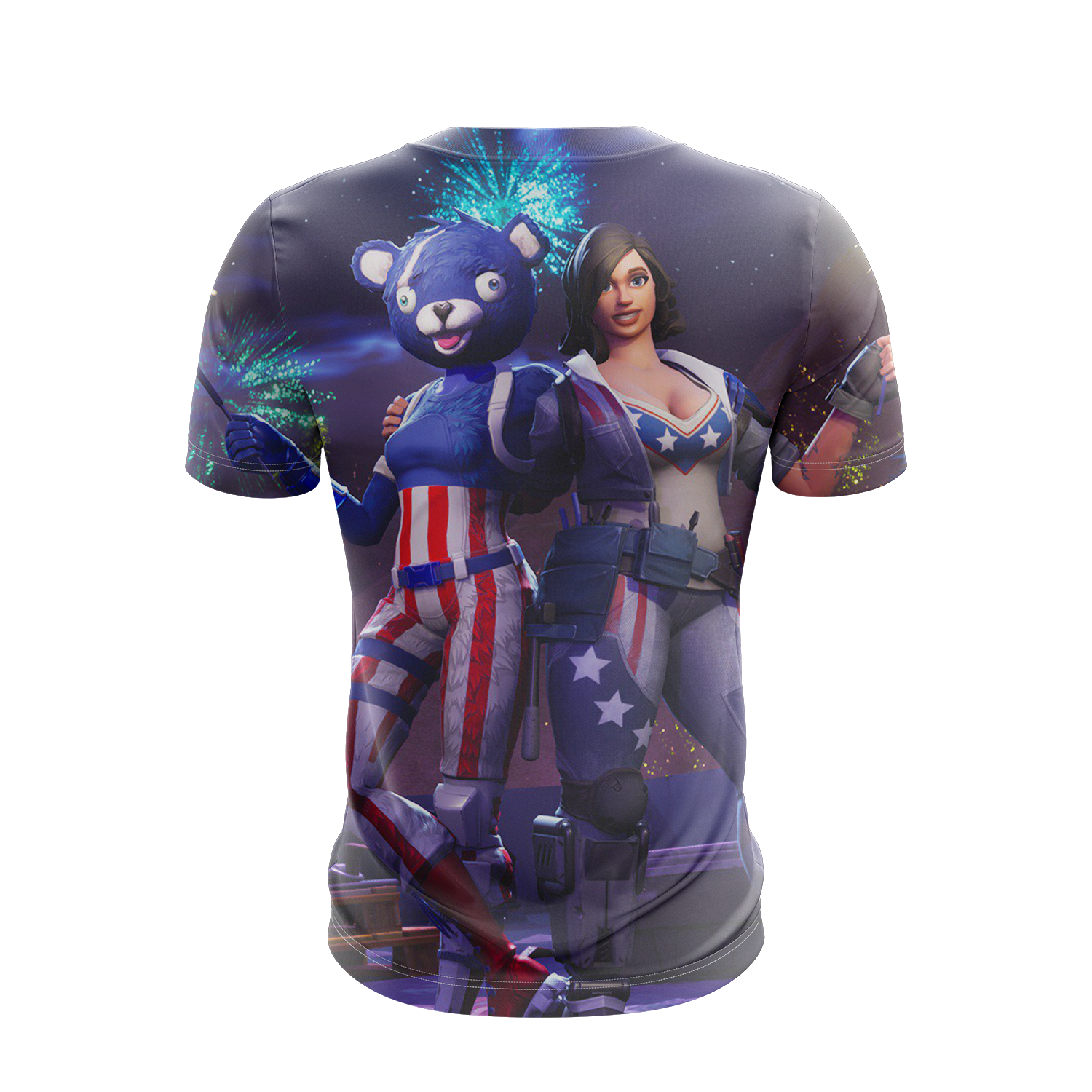 Fortnite Fireworks Team Leader Unisex 3D T-shirt