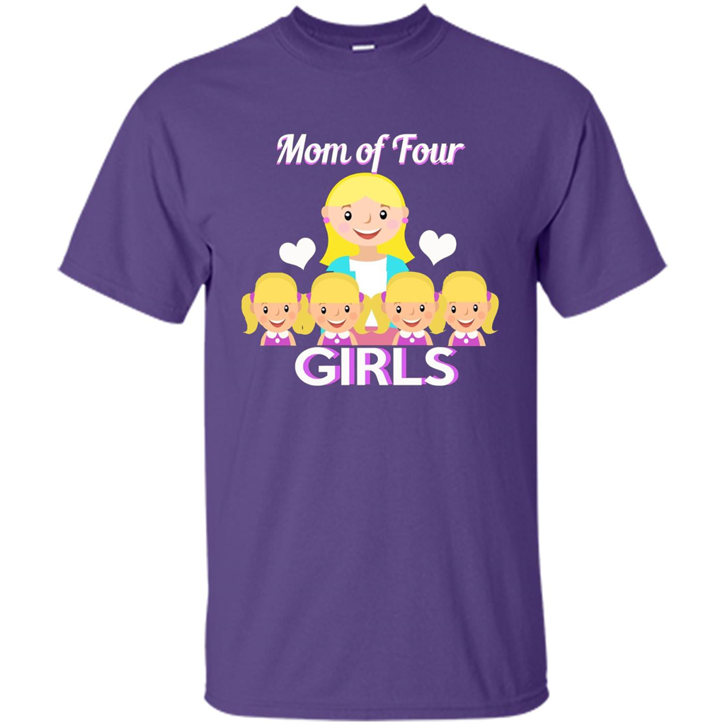 Mothers Day Gift from Daughter Mom Of Four Girls Purple